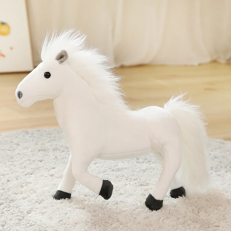 Peluche caballo almohada para niños, regalo de cumpleaños creativo - imagen 4