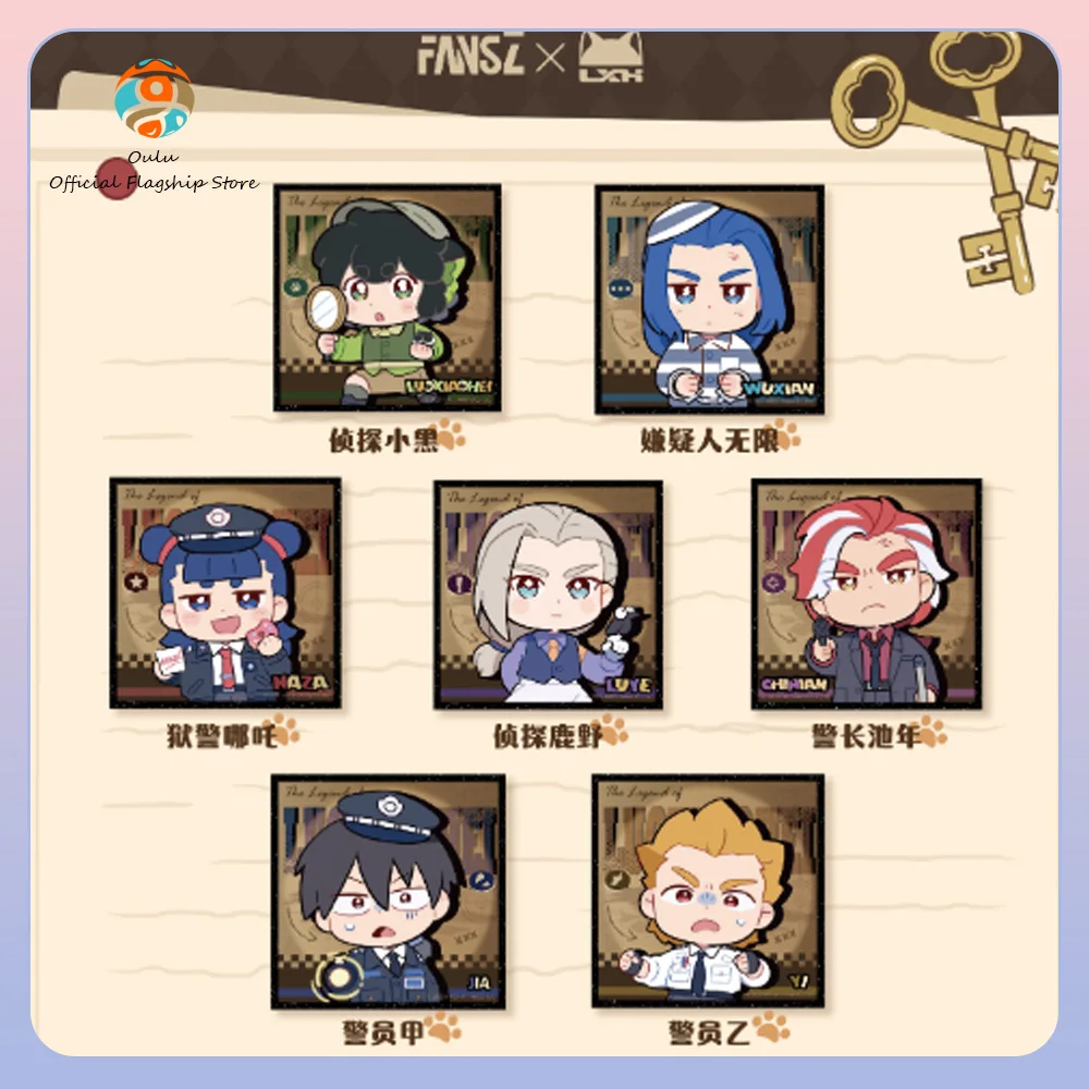 Luo Xiaohei bolsa sorpresa chibi cuaderno de detective - imagen 2
