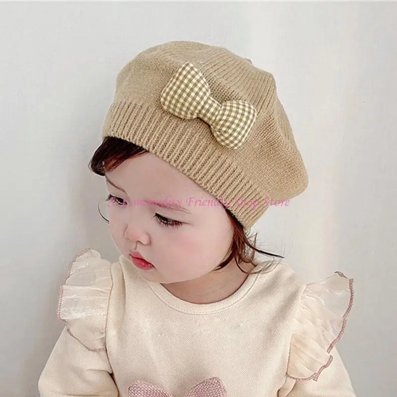Boina tejida para niña suave y elegante, ideal al aire libre - imagen 5