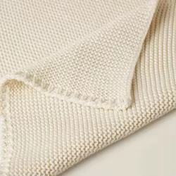 Manta para bebé tejida envolvente recién nacido beige