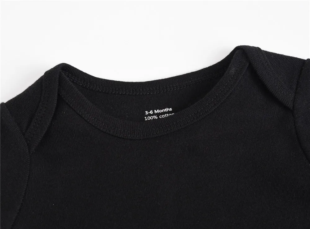 Body de algodón para bebé recién nacido – Blanco y gris - imagen 5
