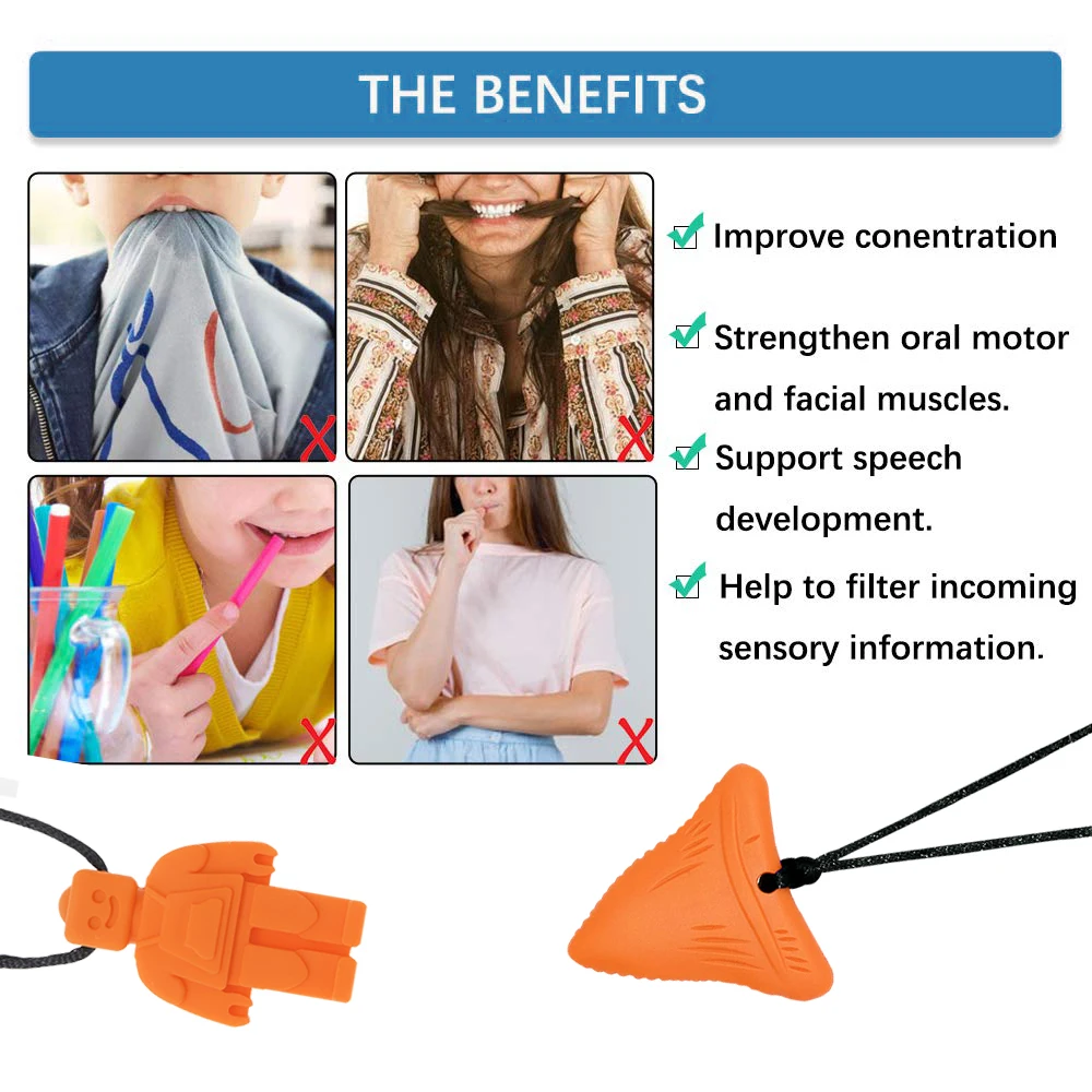 Collares masticables sensoriales para ninos durante la denticion - imagen 2