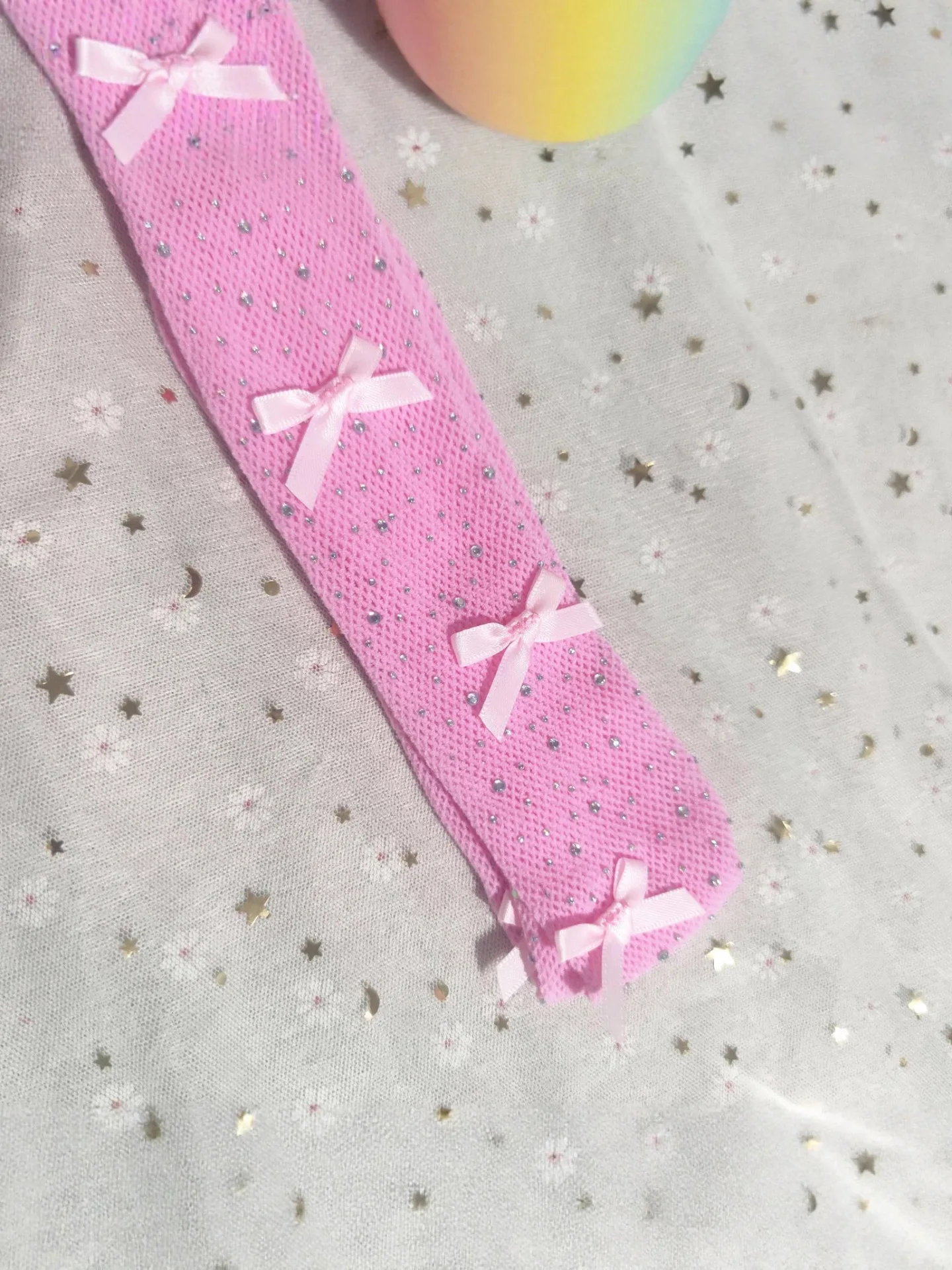 Medias de rejilla con diamantes brillantes para niños y niñas - imagen 2