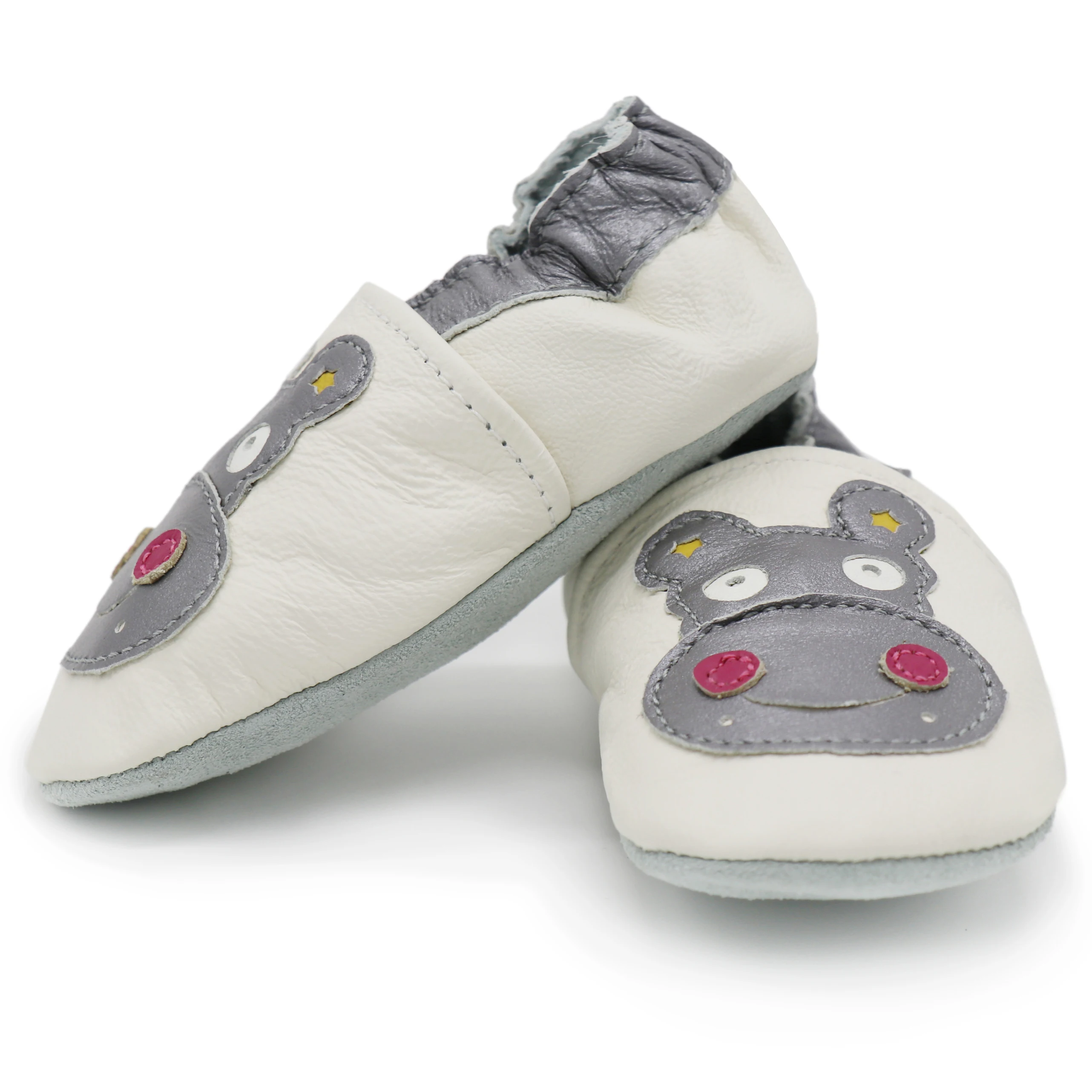 Carozoo Zapatillas prewalker de cuero para primeros pasos de bebé - imagen 4