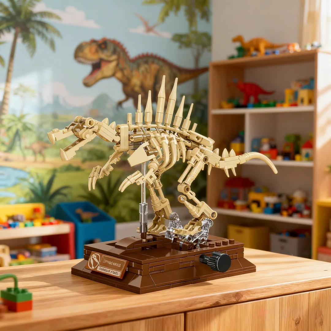 Bloques de dinosaurio Pterosaurio educativos STEM para niños - imagen 2
