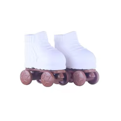 Patines para muñecas desmontables PVC con sujeción segura