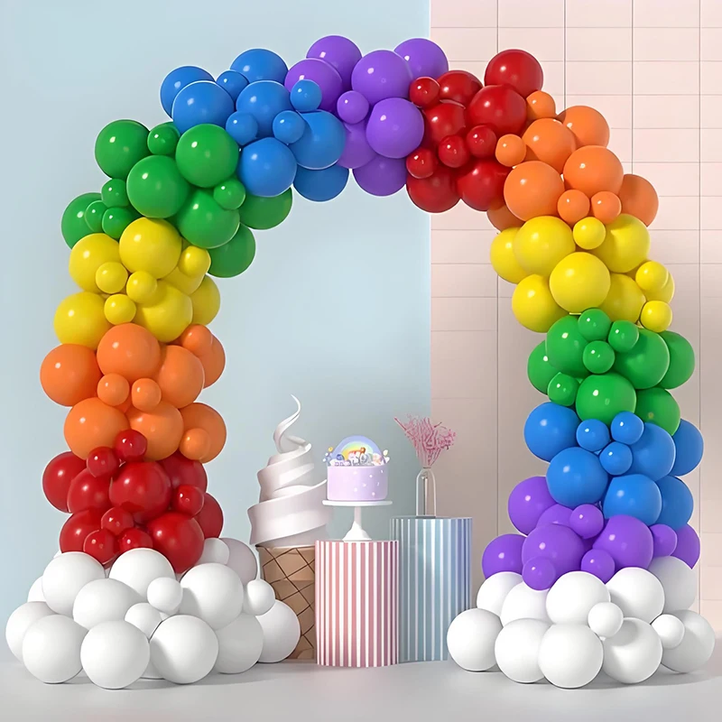 ZYF Espiral de globos con corazón alargado para decoración - imagen 4