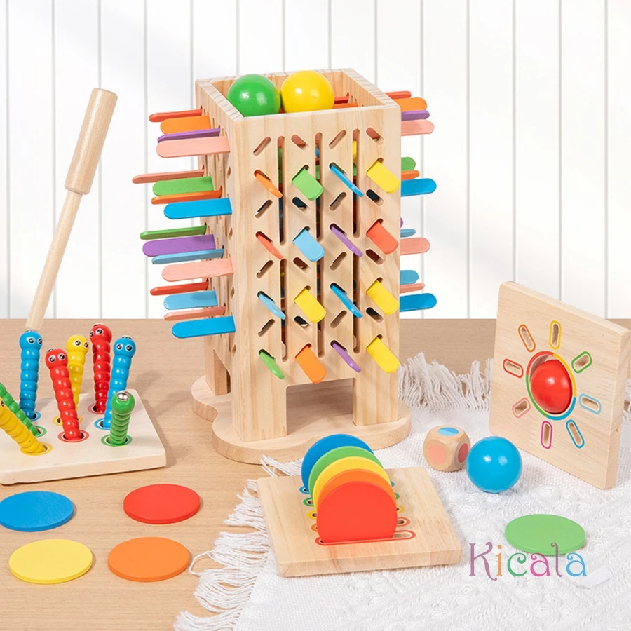Formas de colores listas para encajar