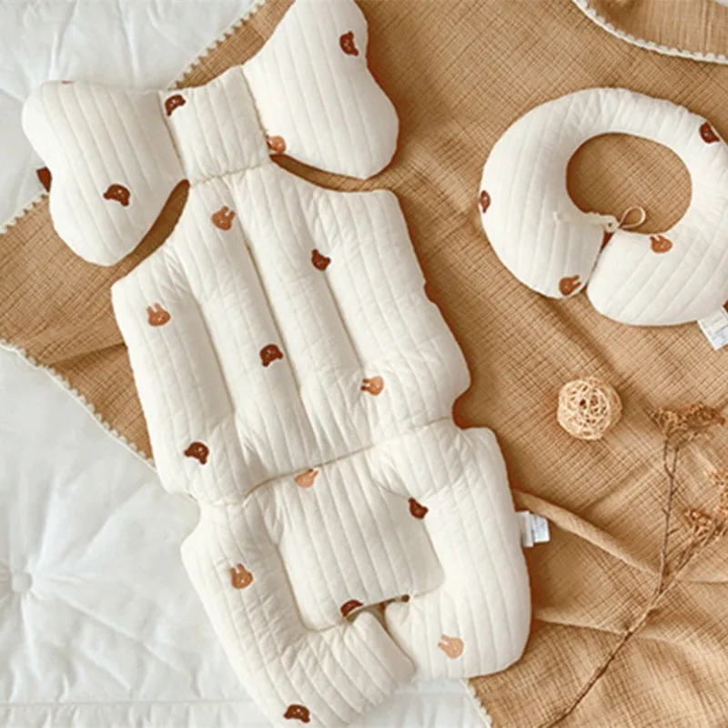 Cojín acolchado para cochecito de invierno INS con soporte lumbar - imagen 3