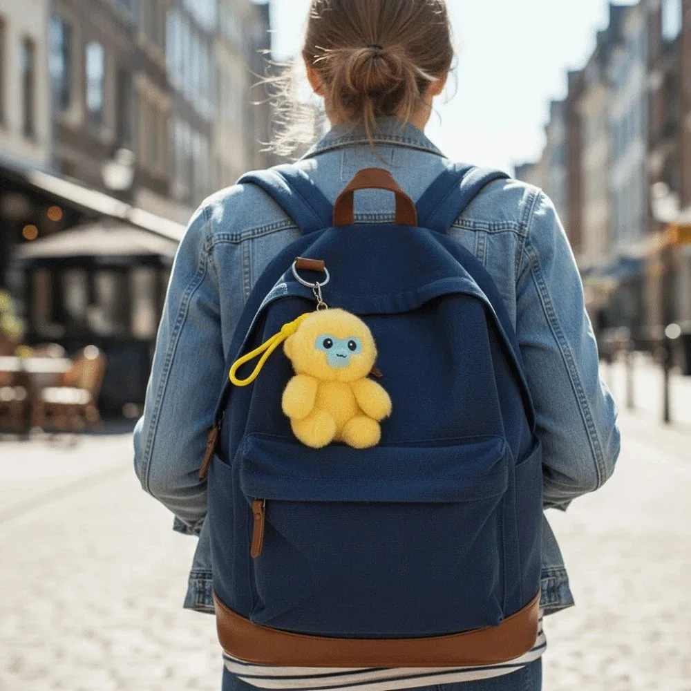 Peluche mono colgante para llaves y bolso