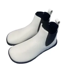 Tipsietoes Chelsea: Botas de cuero infantiles con puntera ancha