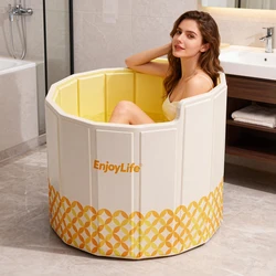 Bañera plegable infantil portátil para baño, ducha y spa en casa