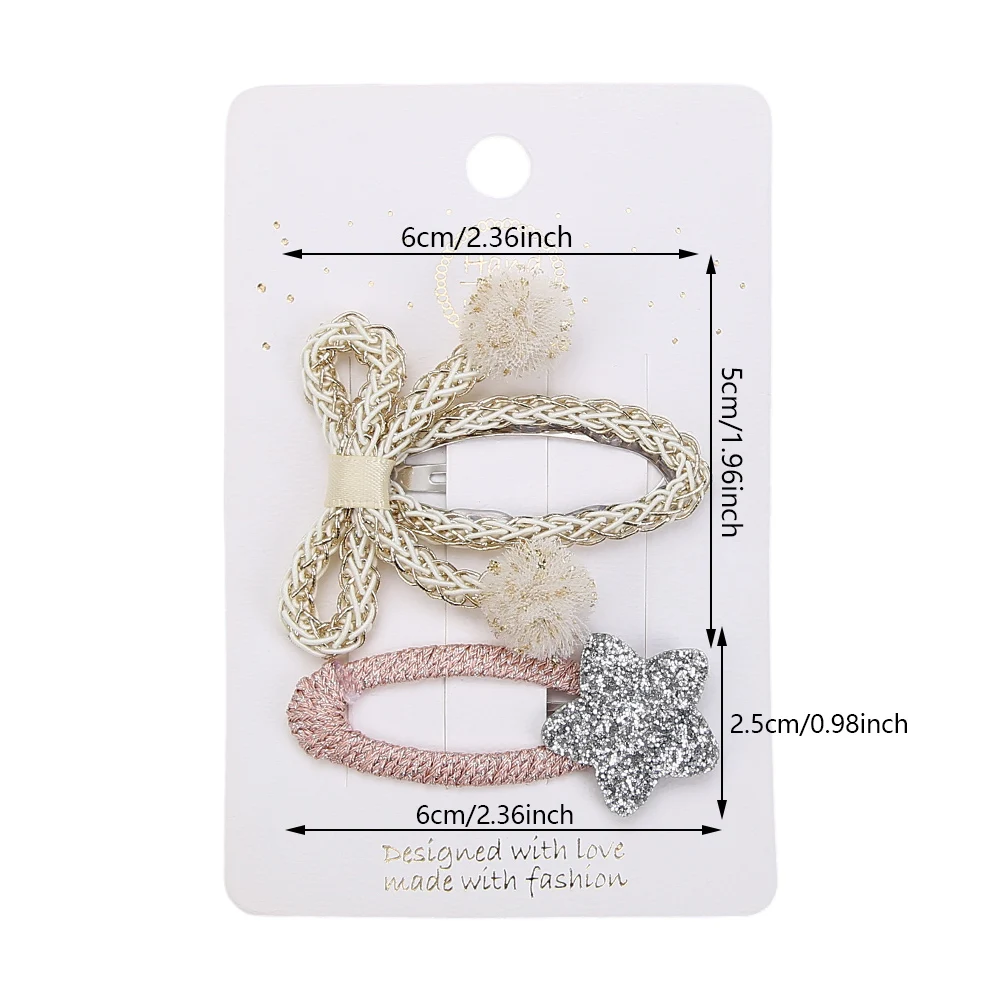 Lazo para pelo brillante con pinzas - niña, accesorios para fiestas