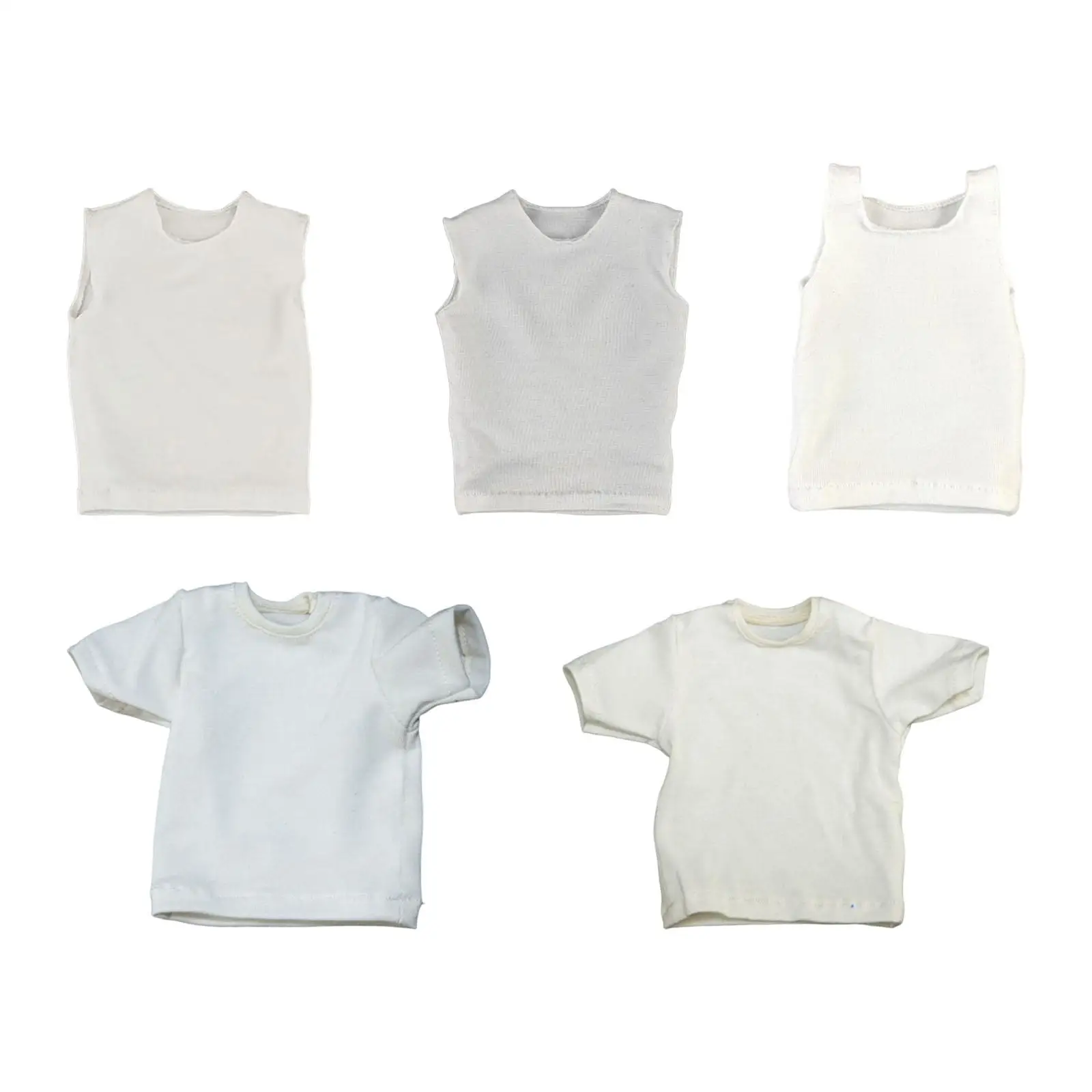 Conjunto de ropa para muñecas: camiseta y chaleco mini de vestir - imagen 3