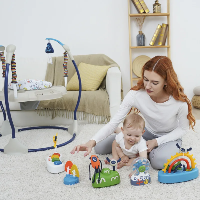 LazyChild Silla saltarina para bebés – Fortalece piernas - imagen 4