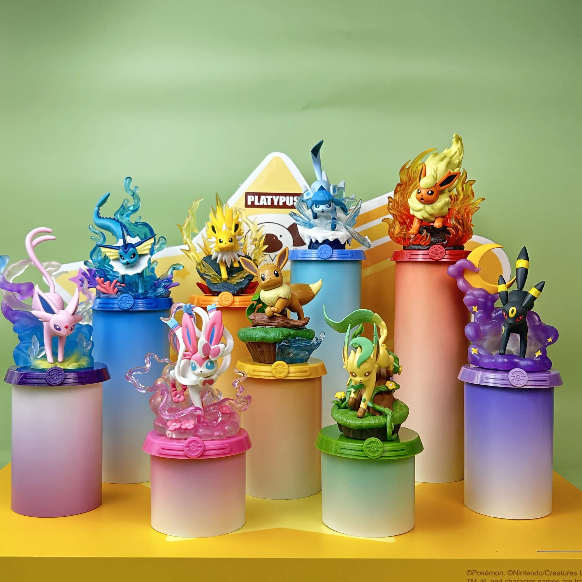 Figuras de Pokémon Eeveelution – 9 evoluciones