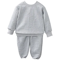 Conjunto bebé primavera algodón: sudadera y pantalón