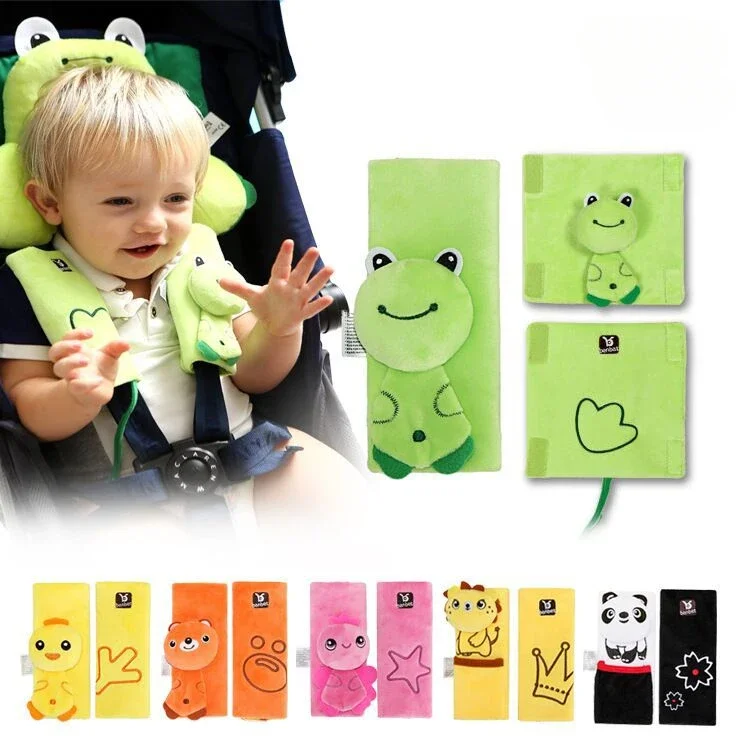 Funda de peluche para cinturón de seguridad bebé - Silla de paseo - imagen 5
