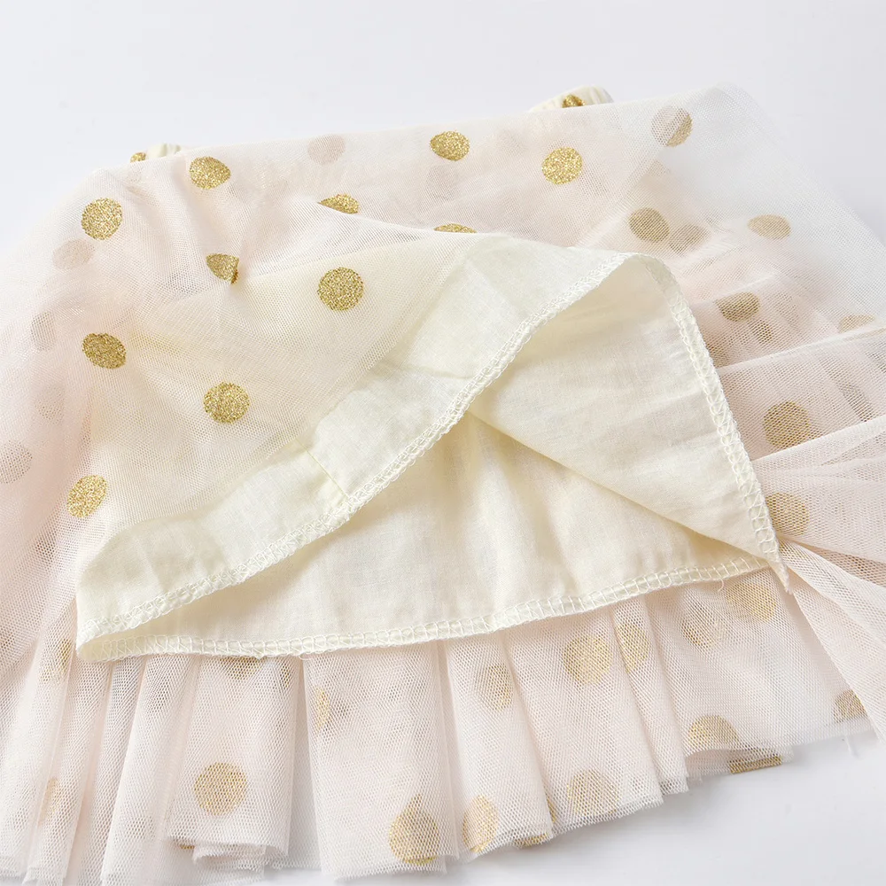 DXTON falda de tul de princesa con lunares para niñas - imagen 3