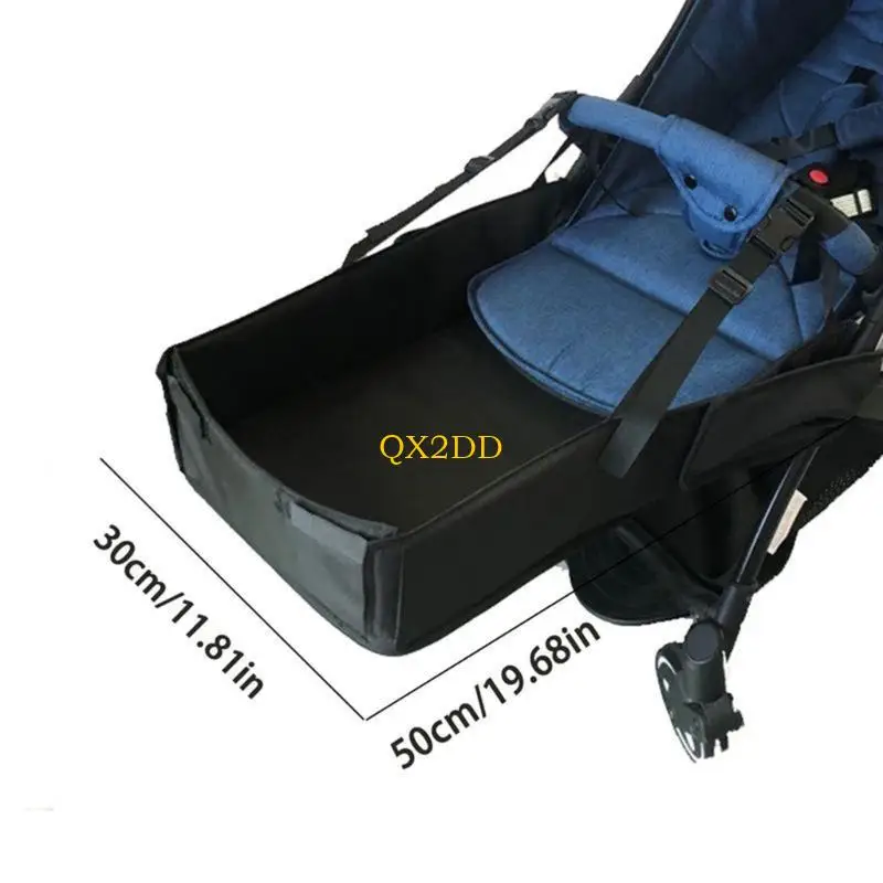 QX2D Extensión reposapiés para cochecito bebé con ajuste - imagen 2