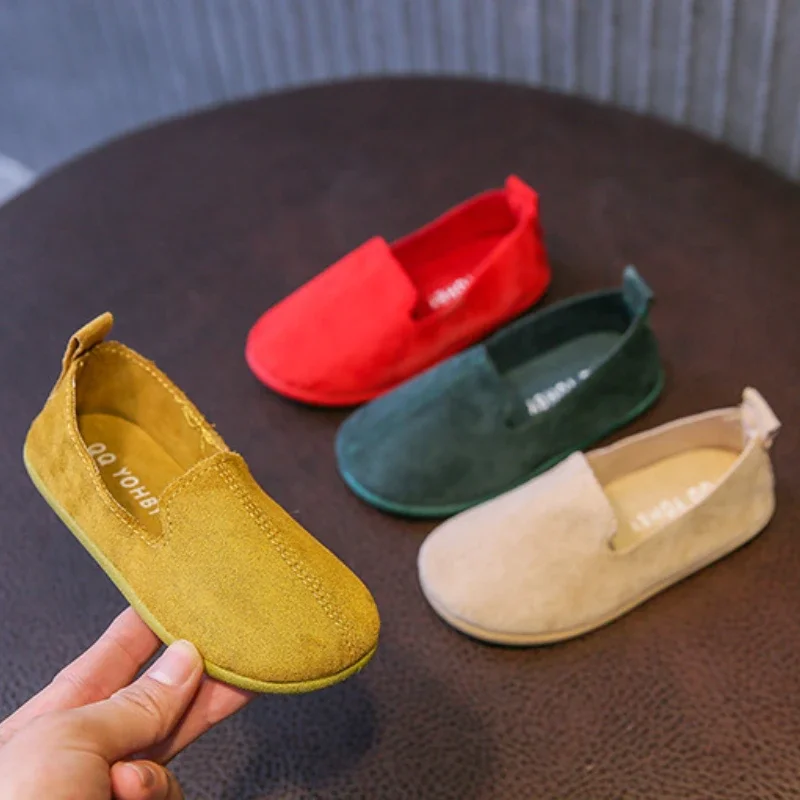 Mocasines de ante para niños y niñas – Suela suave y perfil bajo - imagen 5