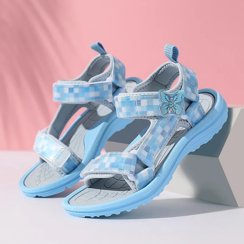 Sandalias antideslizantes para niños y niñas de princesa con perlas - imagen 3