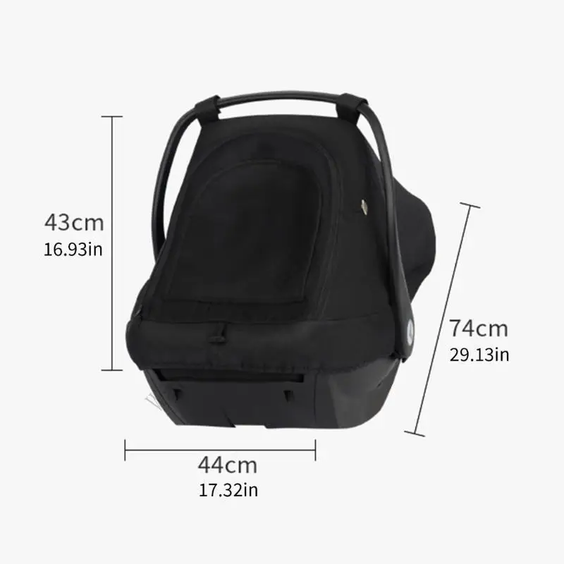 Funda parasol para moisés con protección exterior