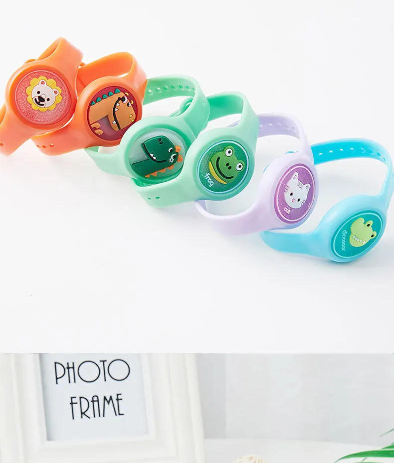 Pulsera repelente de mosquitos con diseño infantil