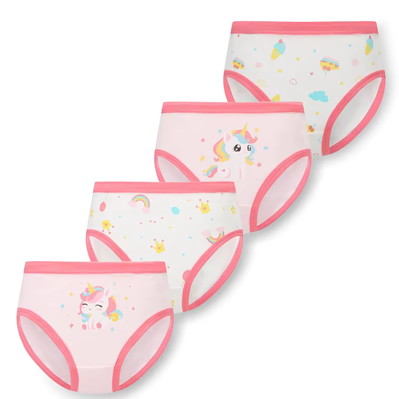 Braguitas niña algodón lavable arcoíris interior cómoda - imagen 3