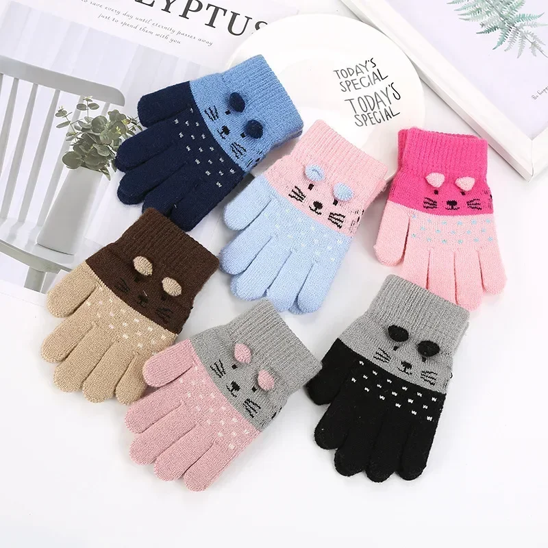 Guantes de felpa para niños con animalitos – Otoño-Invierno - imagen 3