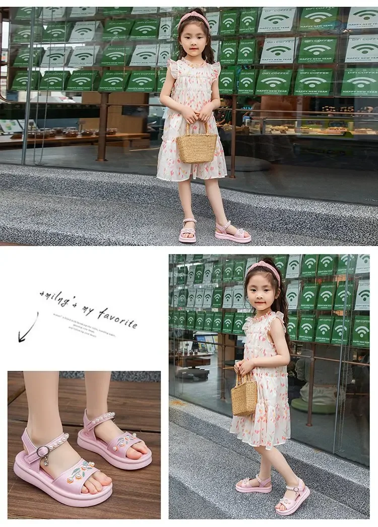 Sandalias princesa vistas desde diferentes ángulos