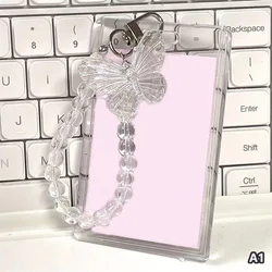 Tarjetero infantil con mariposa de cristal para niño