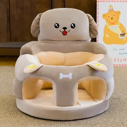 Silla de aprendizaje para bebés en felpa con dibujos animados