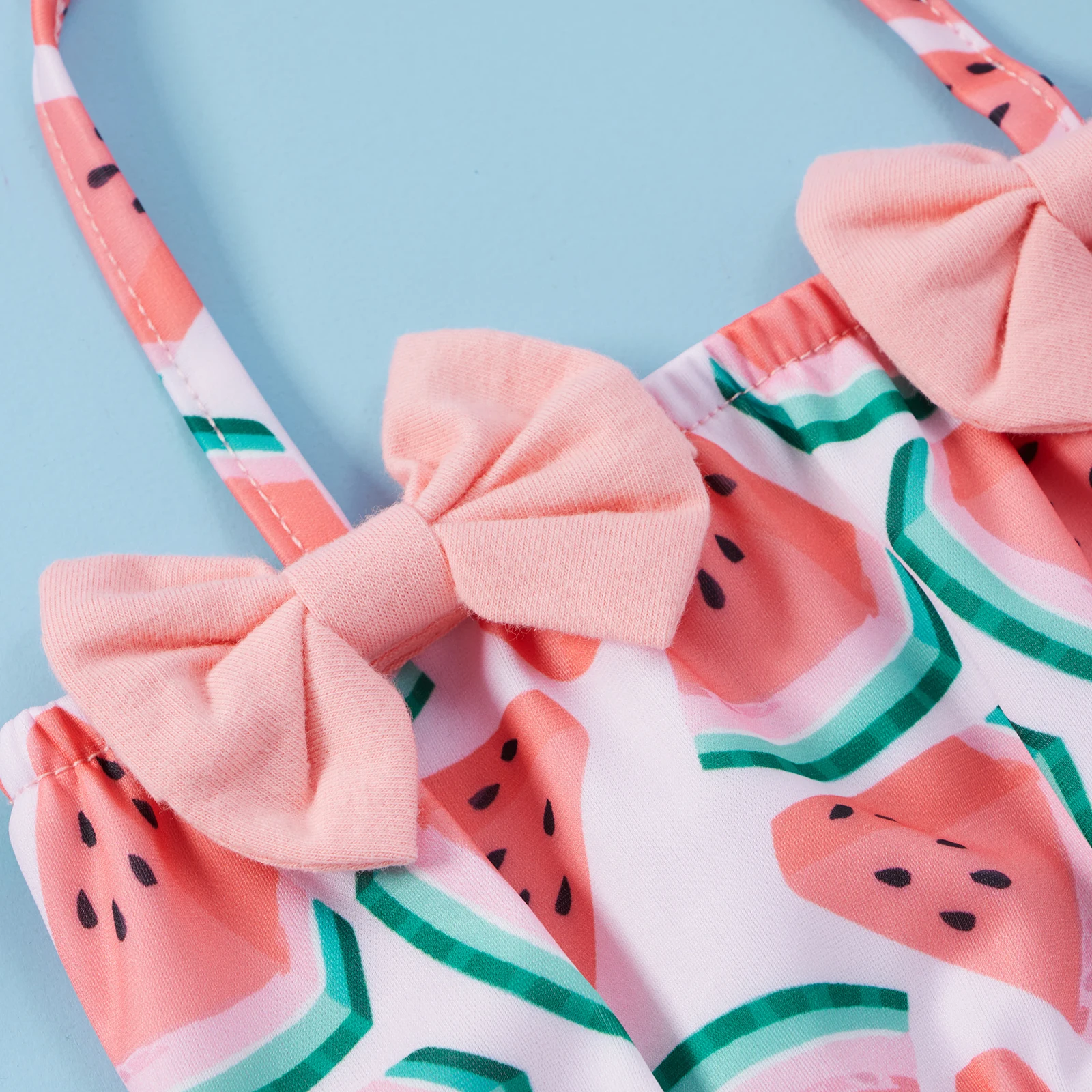 Traje de baño niña Tregren con estampado sandías y gorro - imagen 3