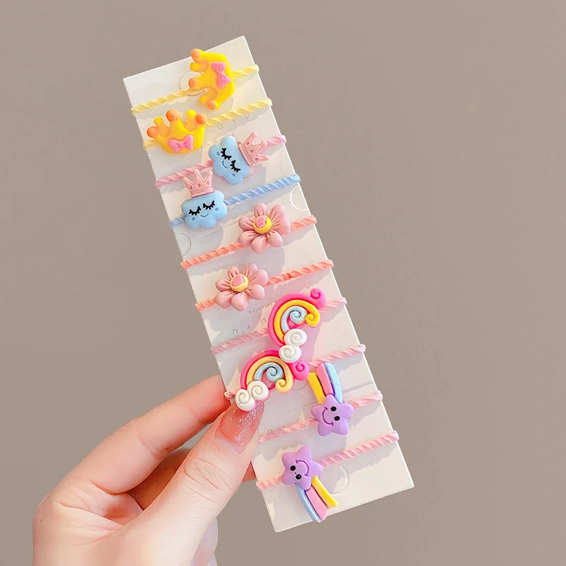 Bandas elásticas pelo niña y pinzas - Pack completo peinado - imagen 2