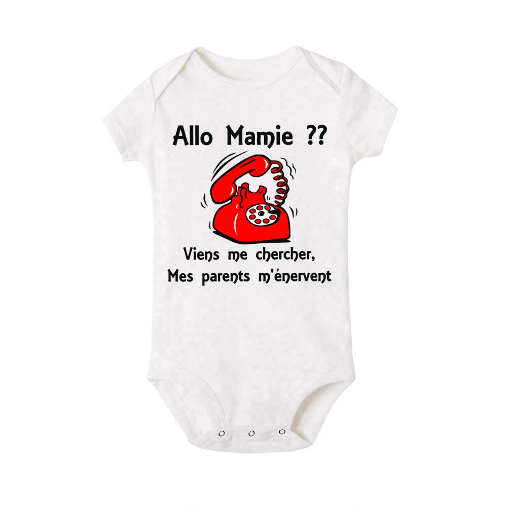 Body bebé Hello Grandma para recién nacido - imagen 2