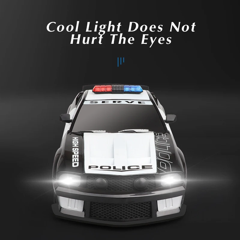 Coche RC de policía teledirigido con luces – Escala 1:12 - imagen 5