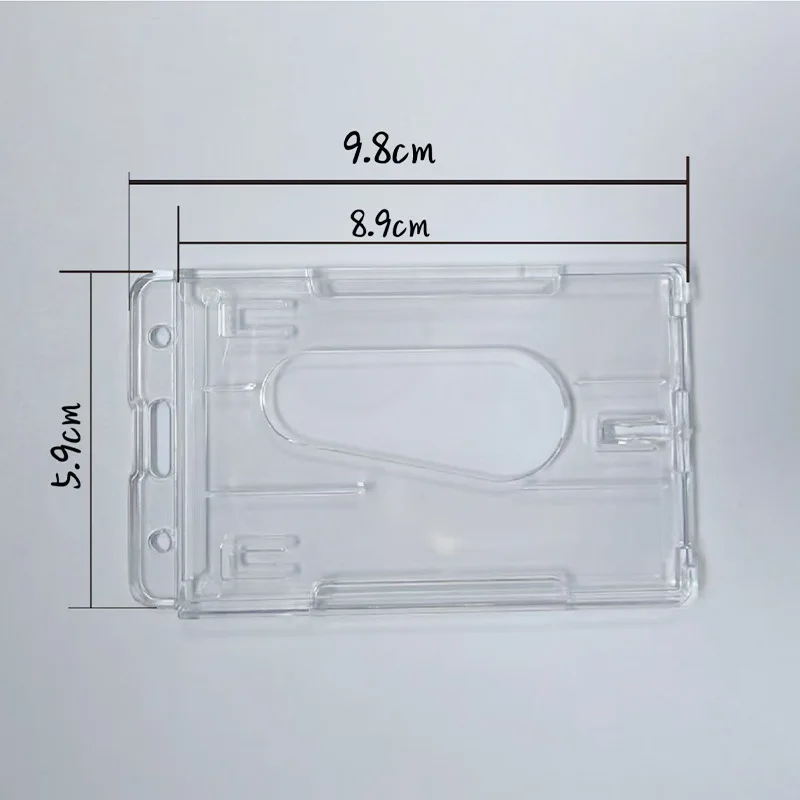 Portaidentificación infantil de plástico transparente para mochila - imagen 2