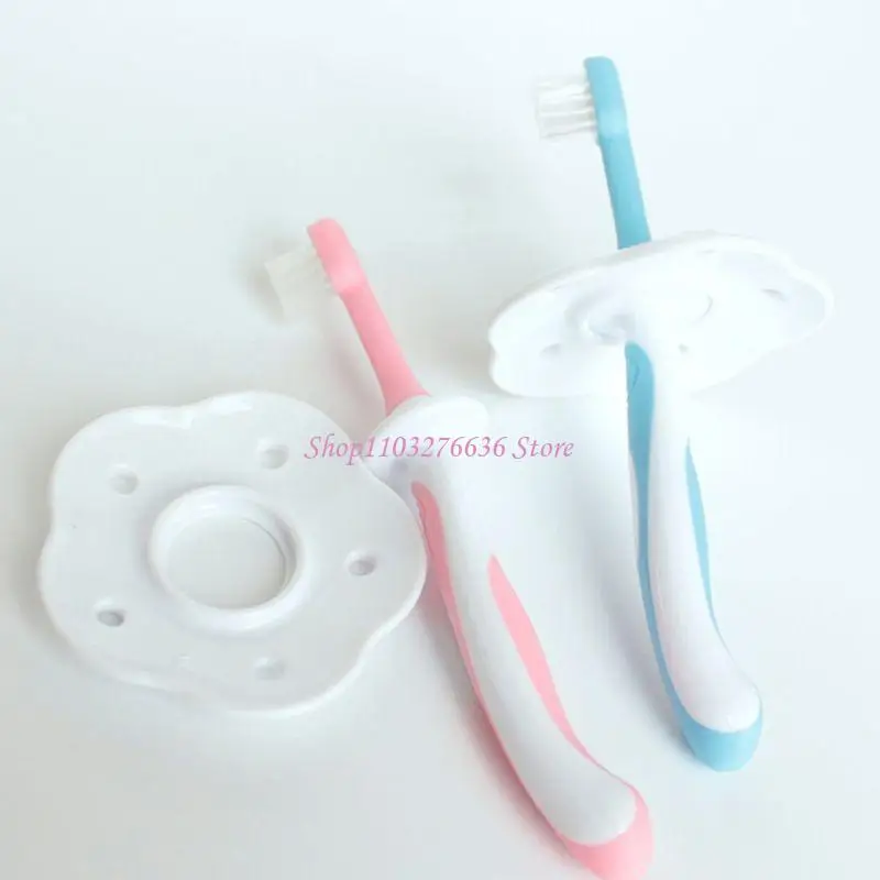 R6FD cepillo de dientes para bebé con mordedor y cubierta de seguridad - imagen 4
