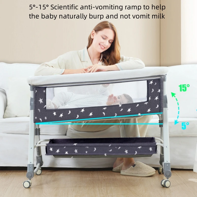 Cuna plegable multifuncional para bebé 0-24 meses - imagen 5