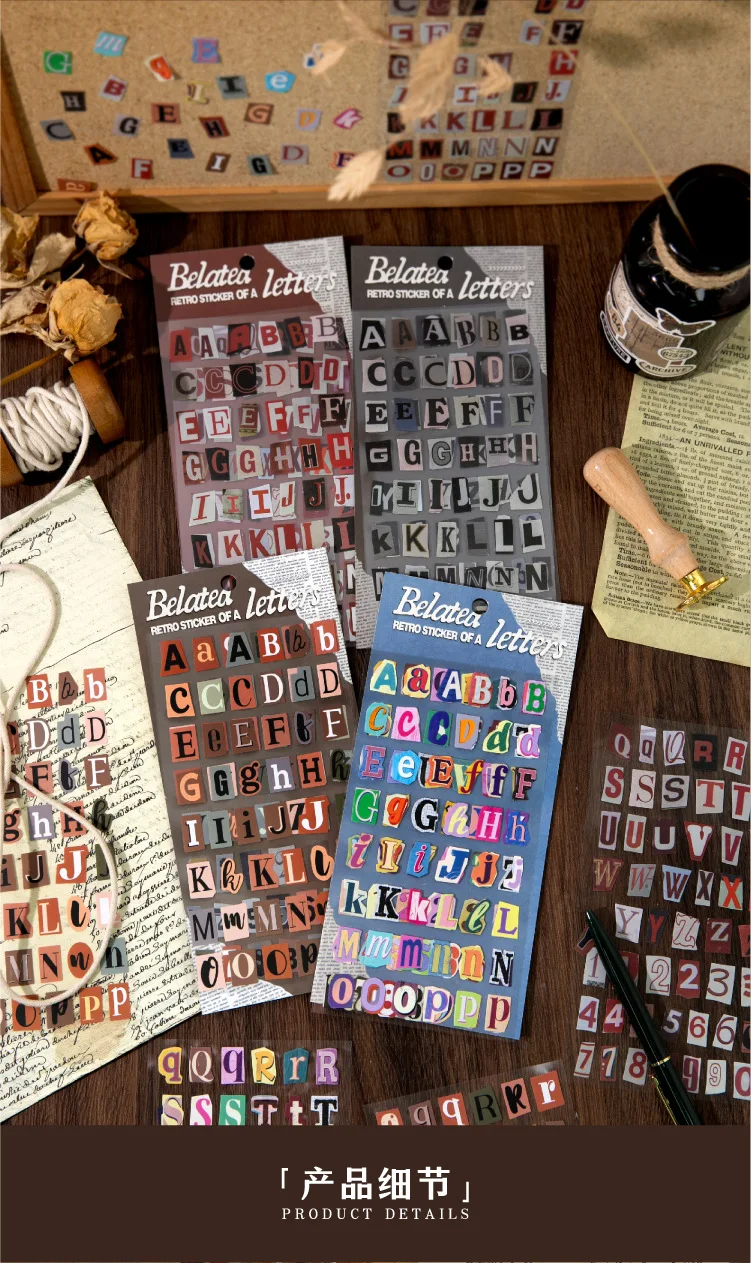 Pegatinas retro inglesa – diseño 3