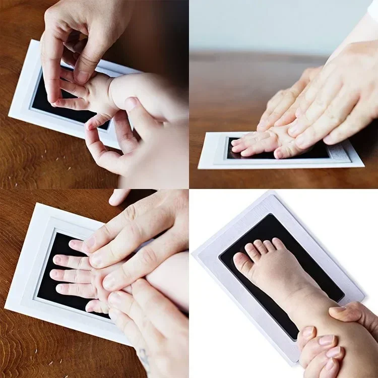Almohadillas tinta huellas bebé – Kit seguro sin tóxicos - imagen 5