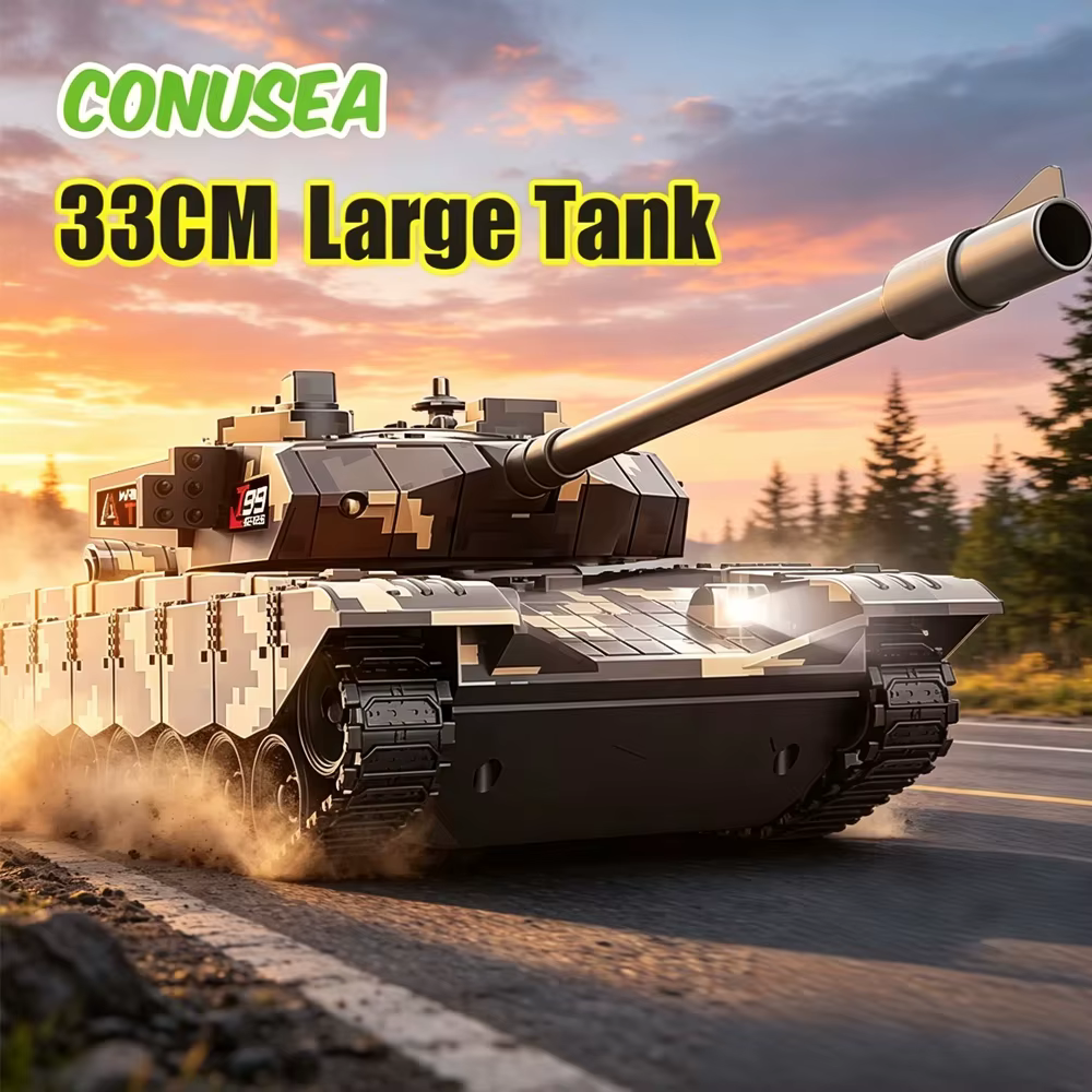 Tanque a control remoto todoterreno eléctrico de batalla RC - imagen 5