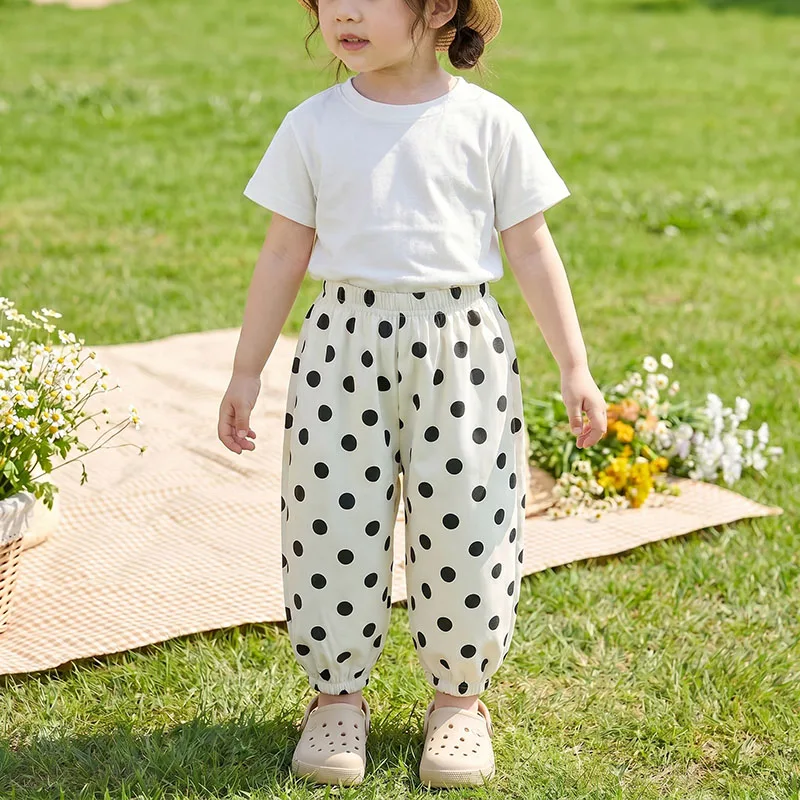 Pantalones de verano harén finos con estampado leopardo - imagen 3
