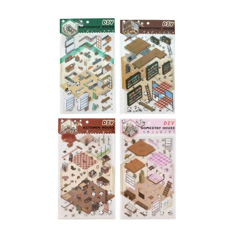 Pegatinas 3D de paisajismo para niños – Regalo Navidad - imagen 4
