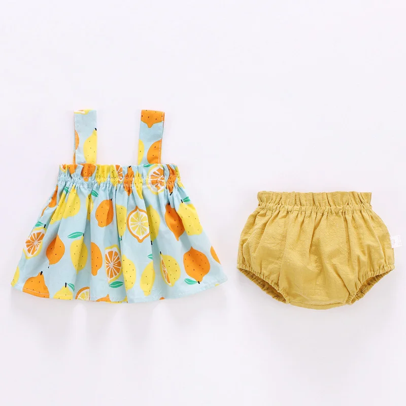 Conjunto verano vestido y shorts para bebé niña – 6 a 24 meses - imagen 5