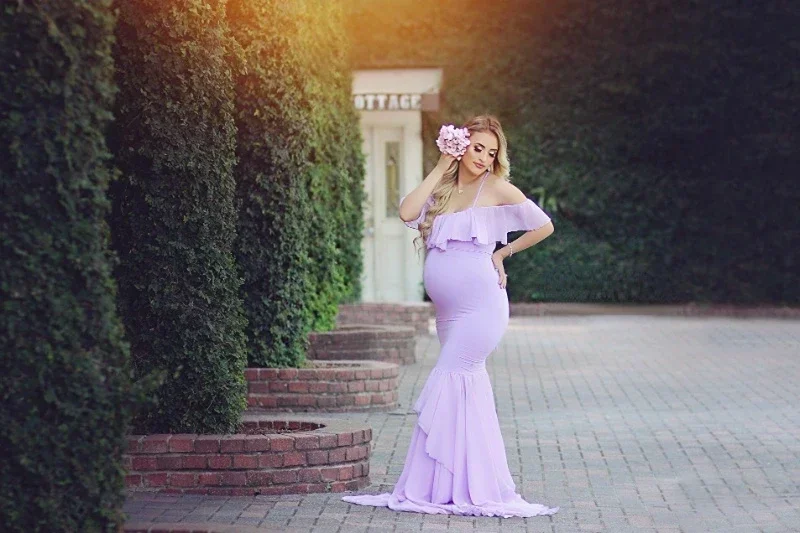 Vestido de maternidad diferentes acabados