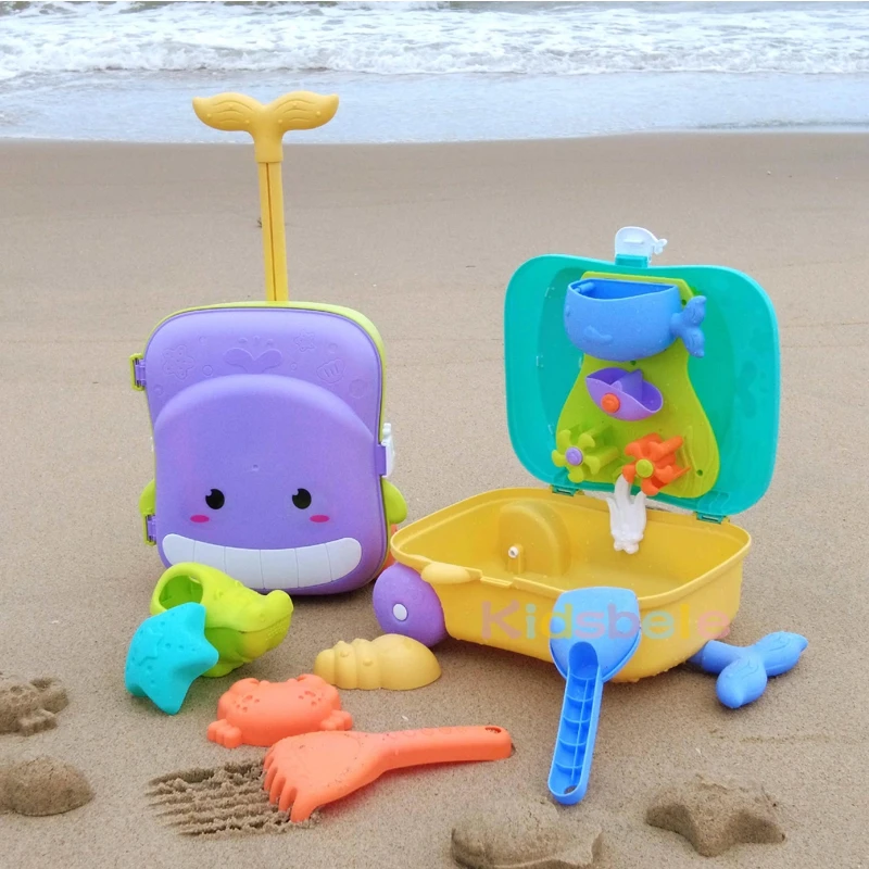 Juguetes de playa para bebés: kit agua y arena