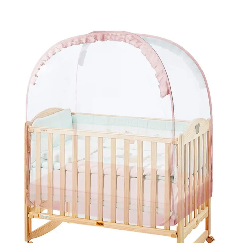 Cubierta de cuna de malla transpirable para cama emergente infantil
