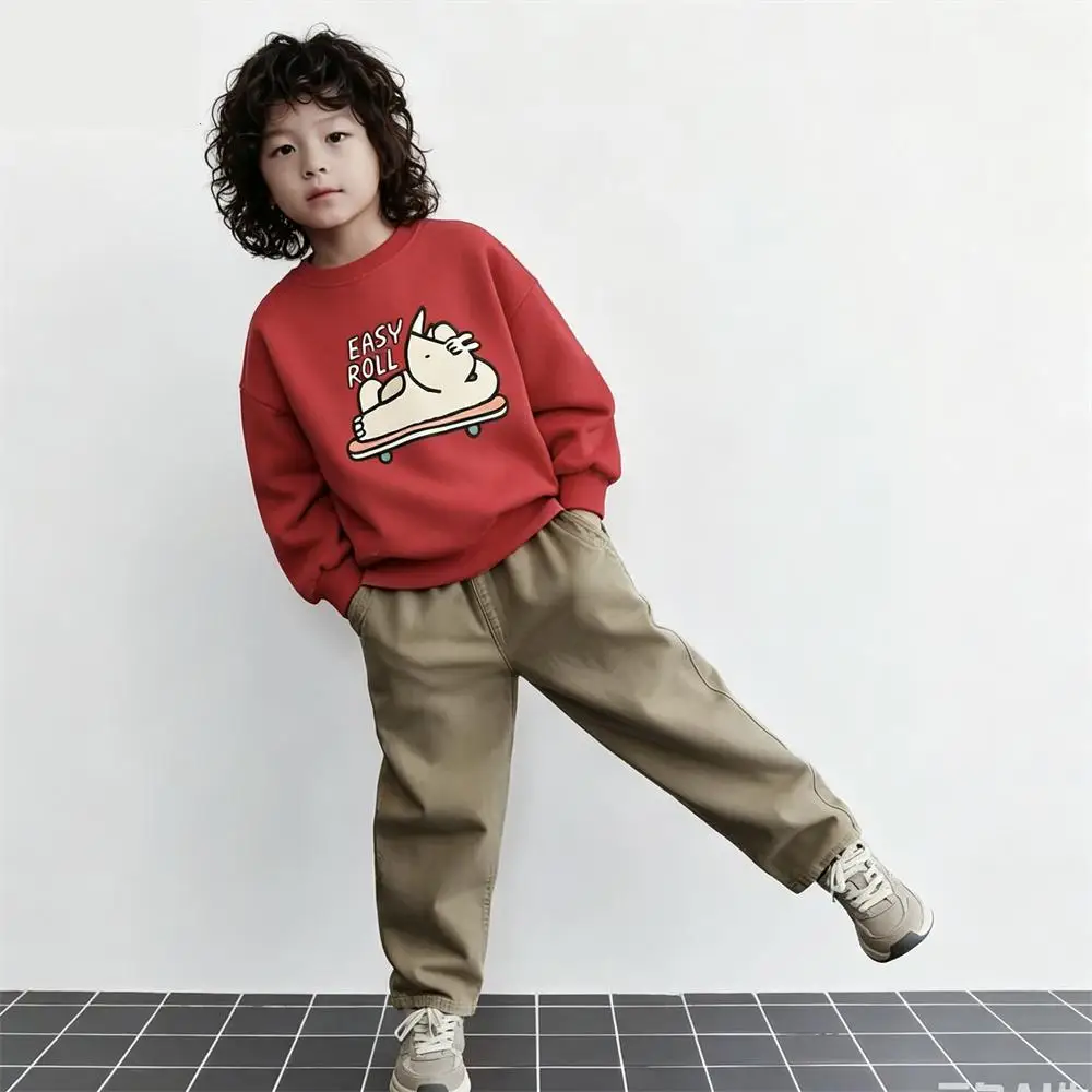Sudadera con capucha y estampado infantil para primavera y otoño - imagen 2
